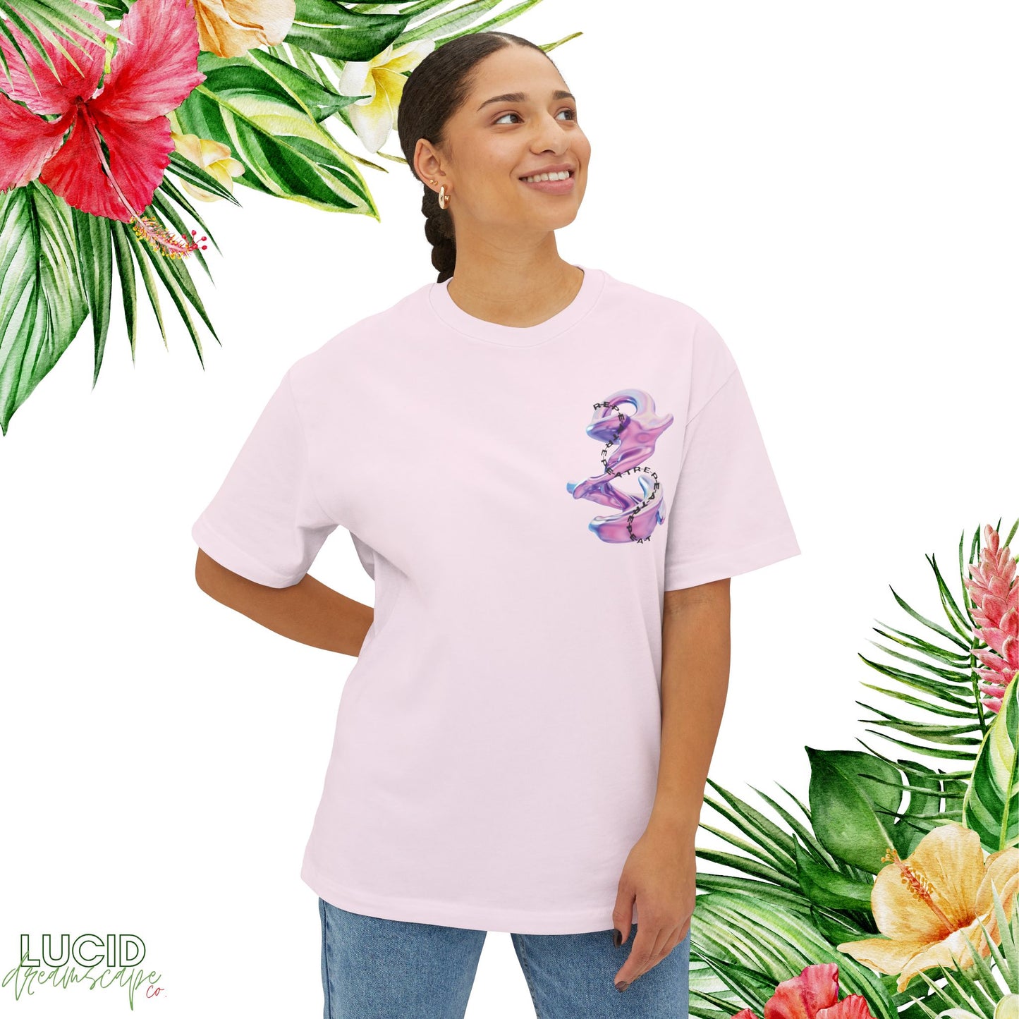 Daydream on R-E-P-E-A-T Boxy Tee