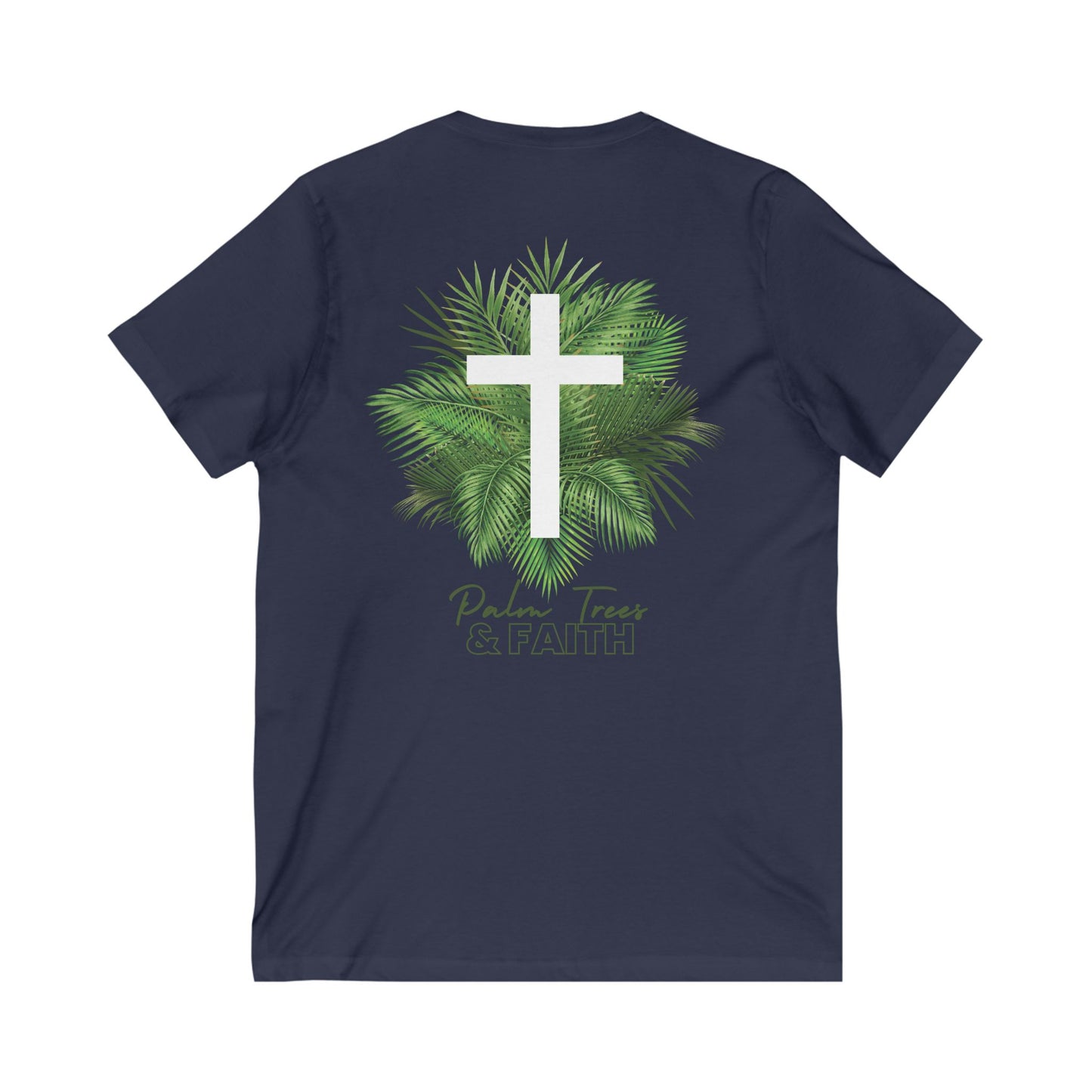 Palm Trees and Faith Shirt V-Neck Tee
