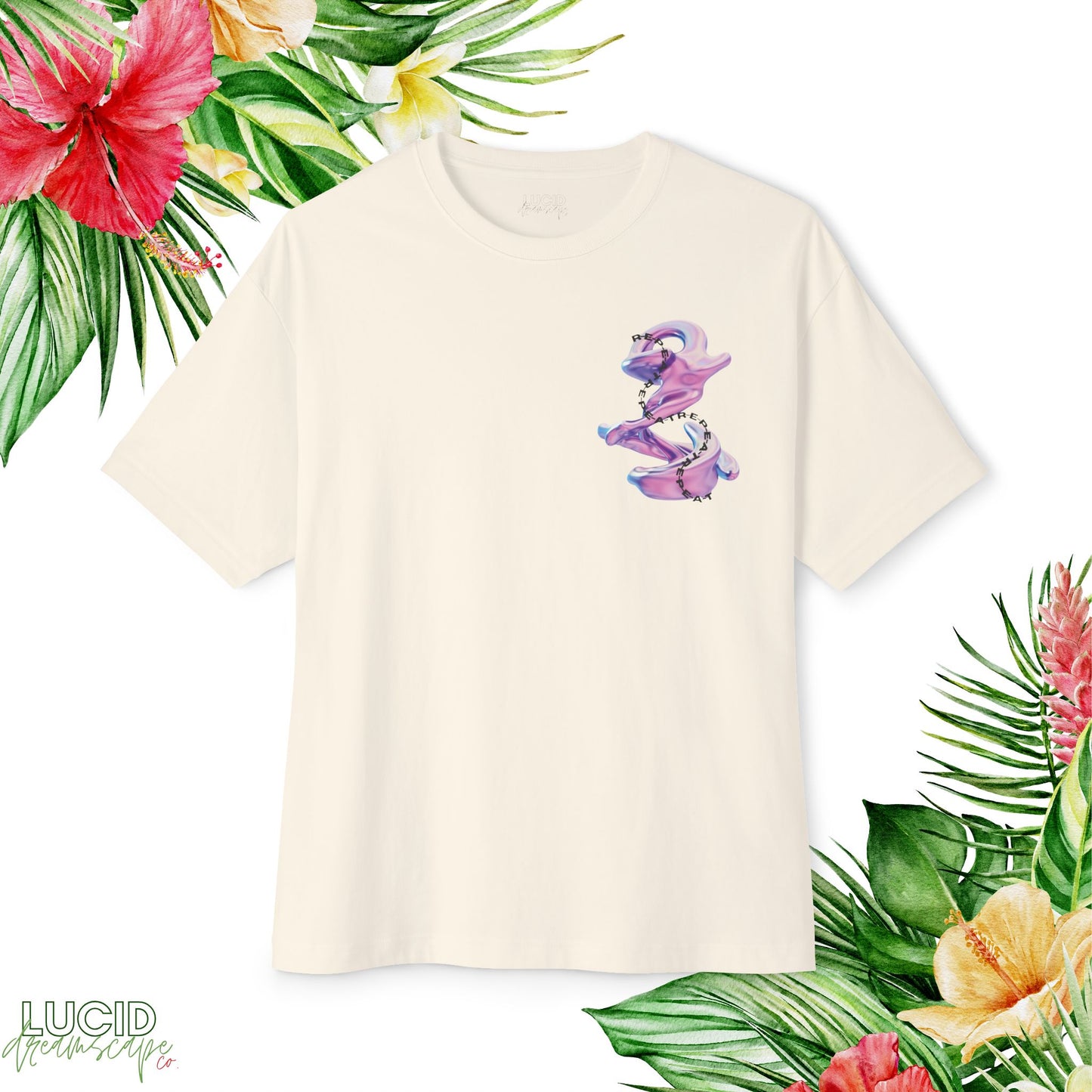 Daydream on R-E-P-E-A-T Boxy Tee