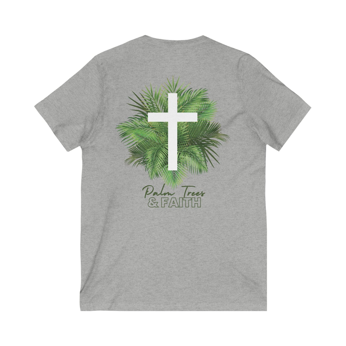 Palm Trees and Faith Shirt V-Neck Tee