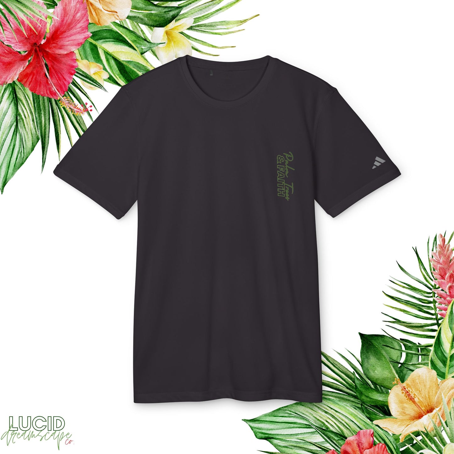 Palm Trees and Faith Adidas Tee