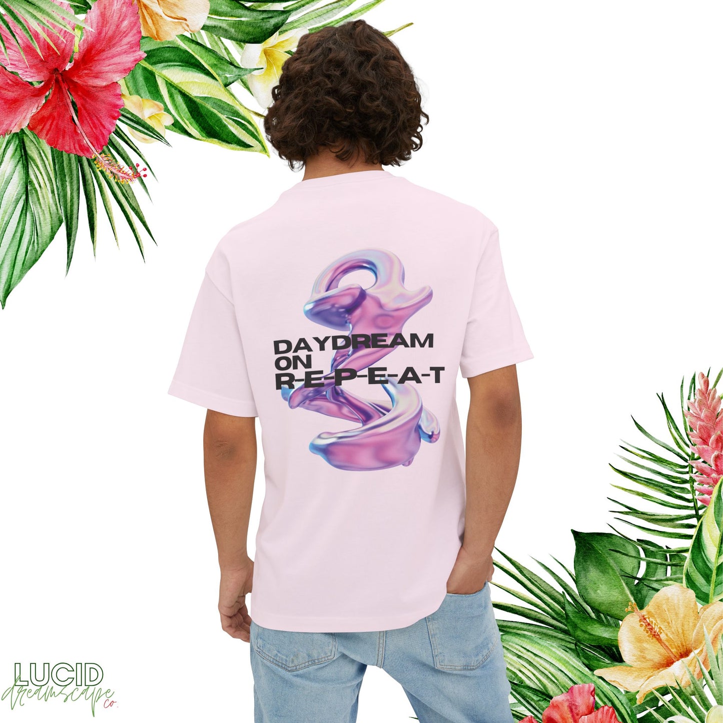 Daydream on R-E-P-E-A-T Boxy Tee