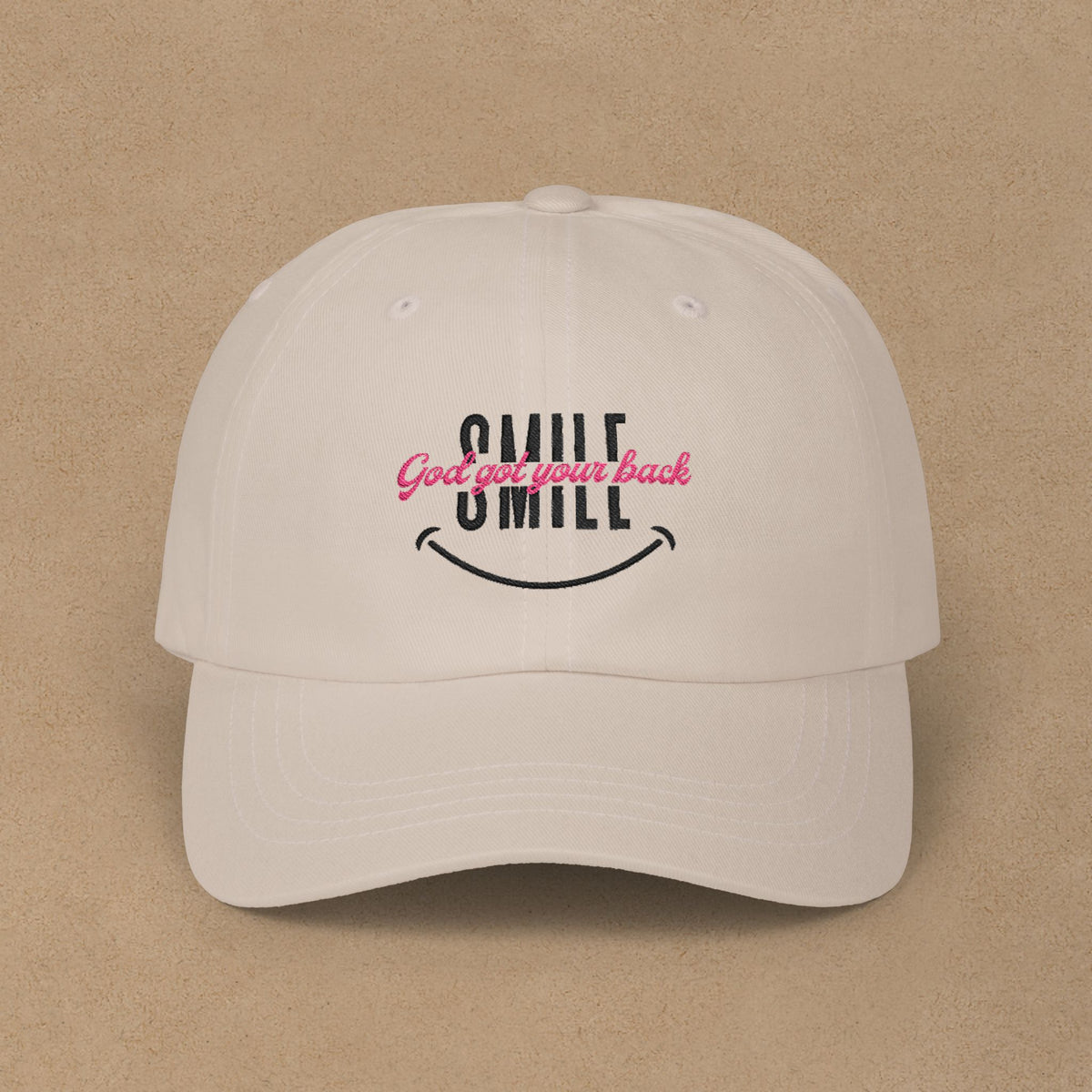 Smile God Got Your Back Cap