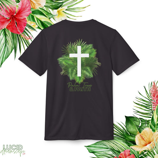 Palm Trees and Faith Adidas Tee