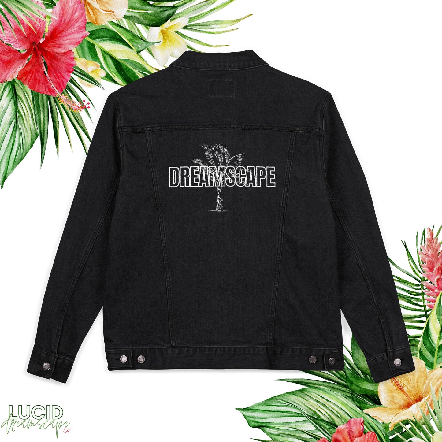 Dreamscape Embroidery Denim Jacket