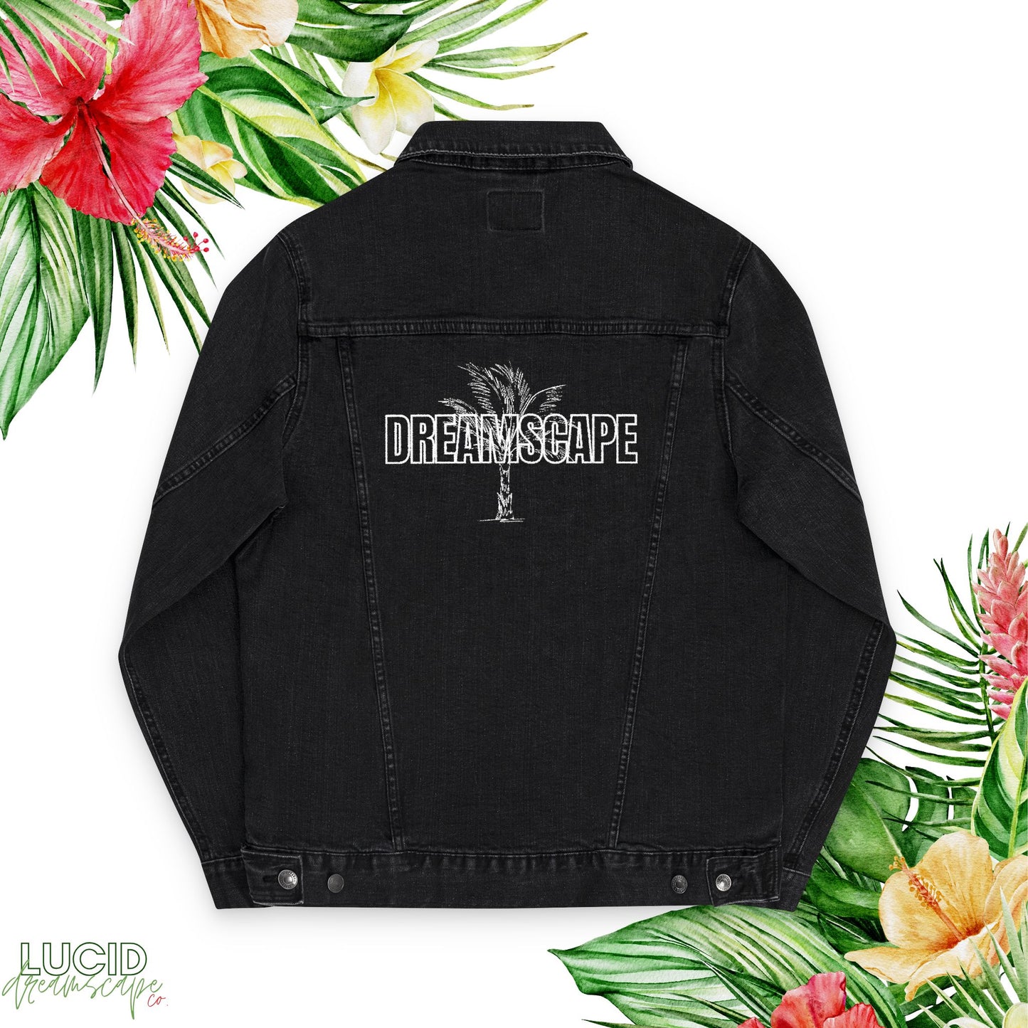 Dreamscape Embroidery Denim Jacket