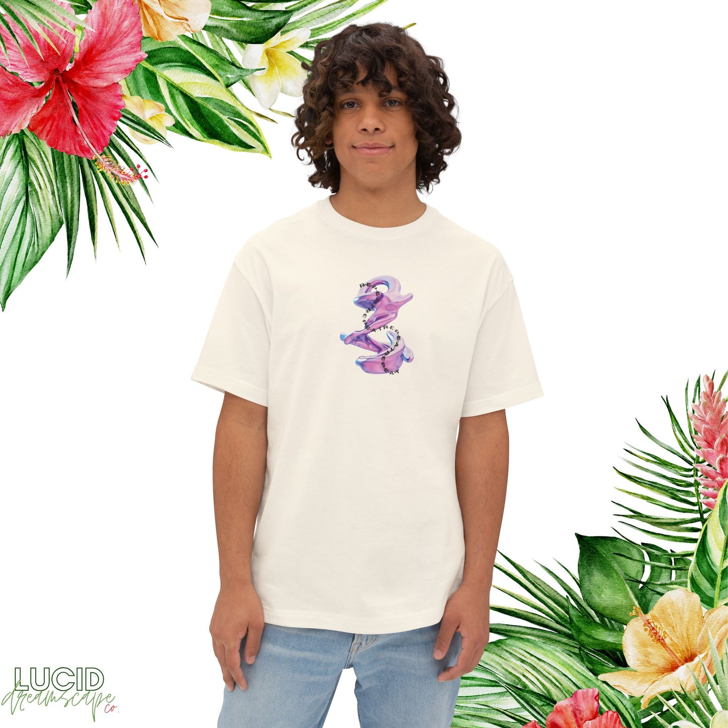 Daydream on R-E-P-E-A-T Boxy Tee