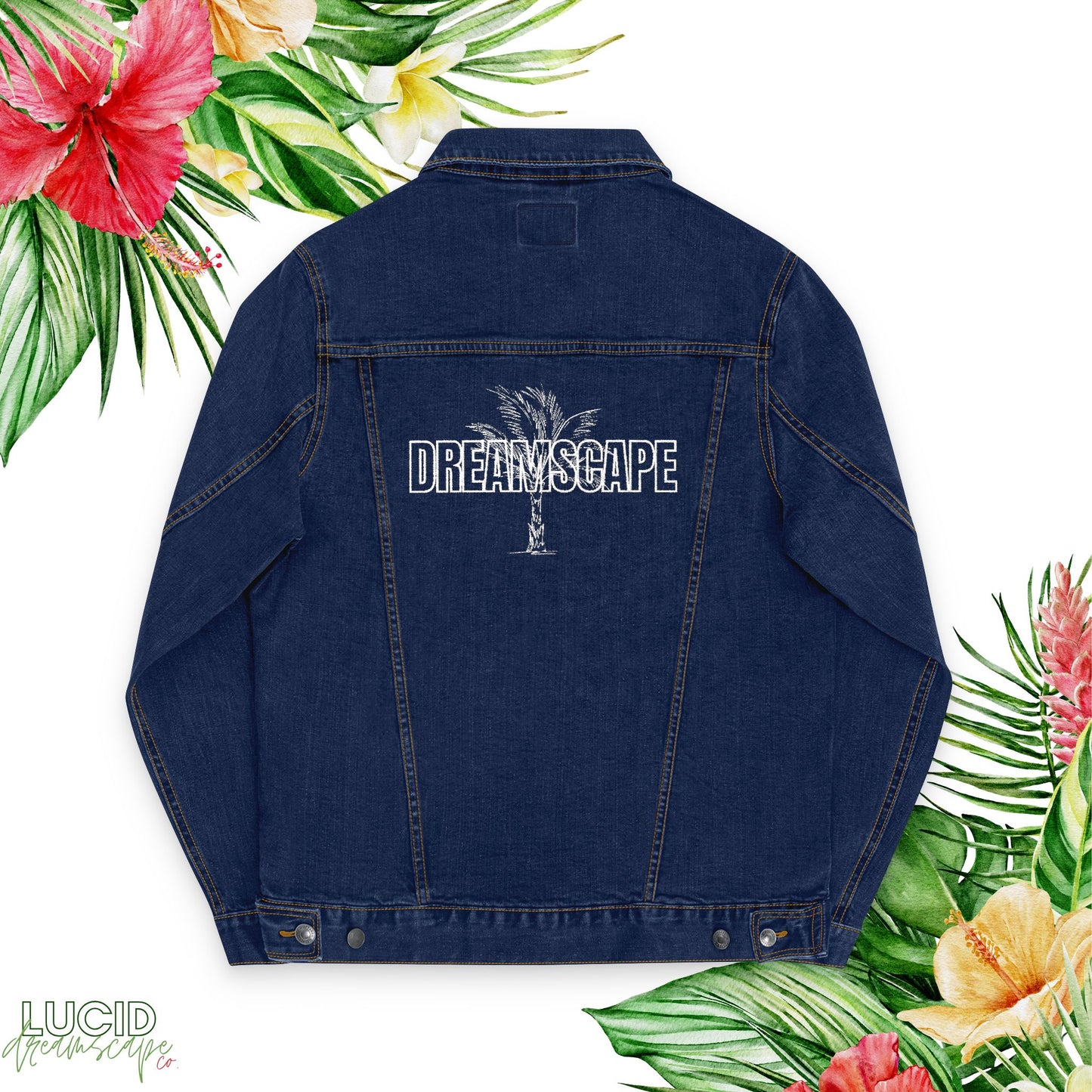 Dreamscape Embroidery Denim Jacket