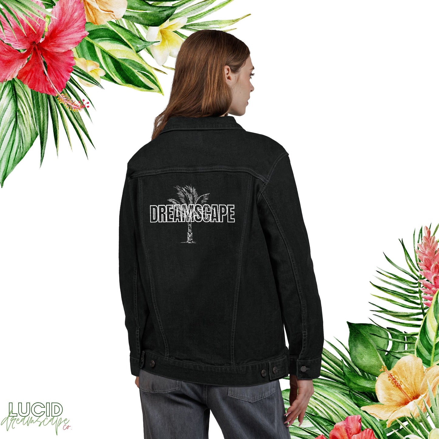 Dreamscape Embroidery Denim Jacket