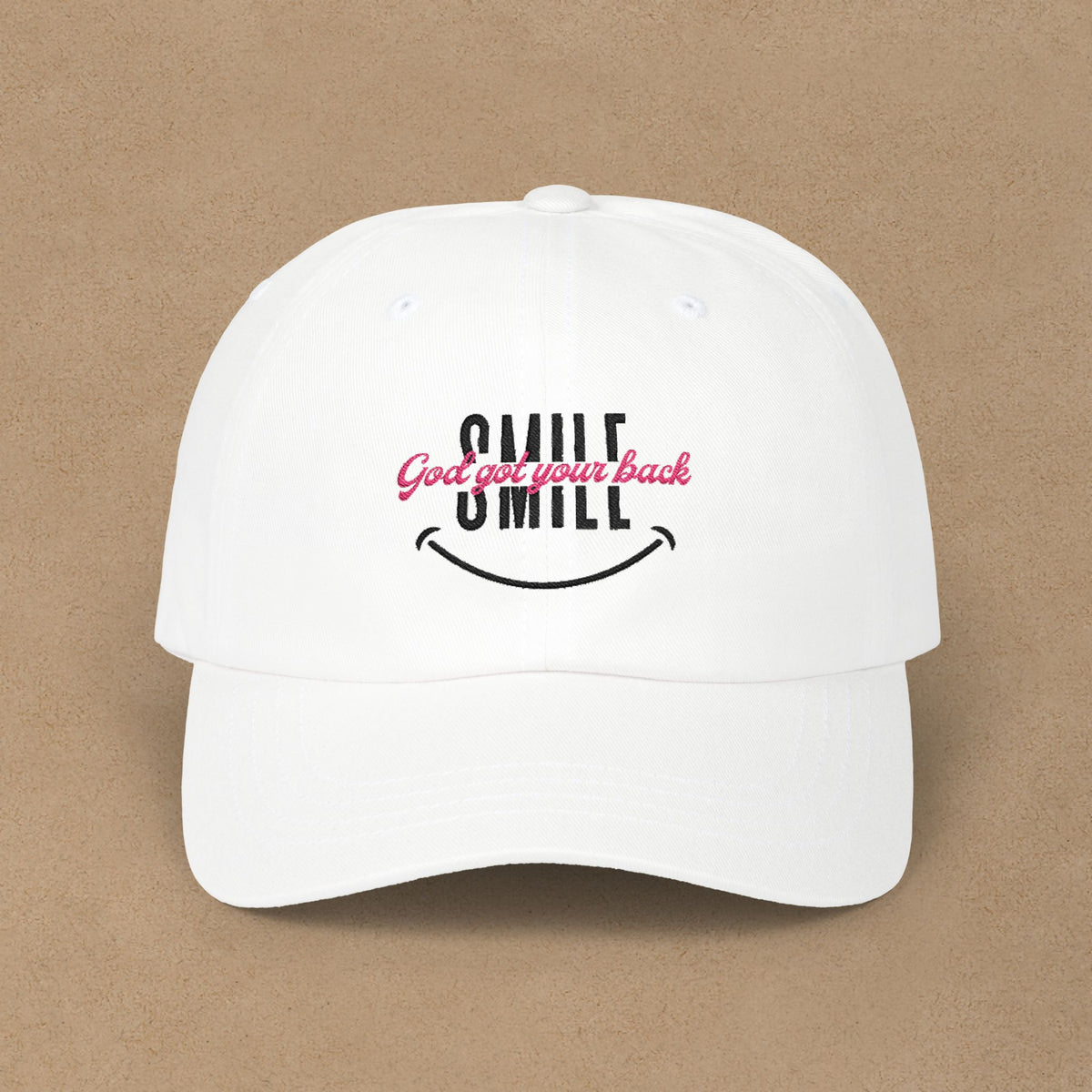 Smile God Got Your Back Cap