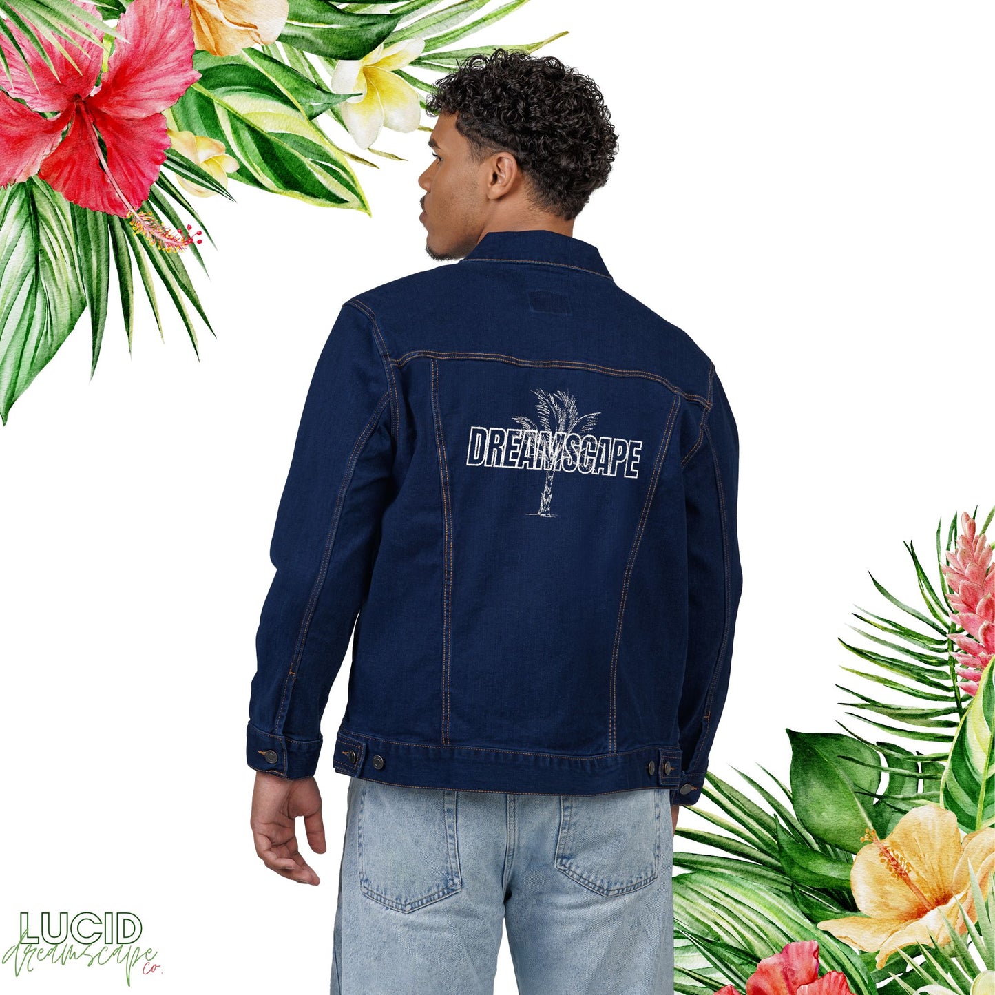 Dreamscape Embroidery Denim Jacket