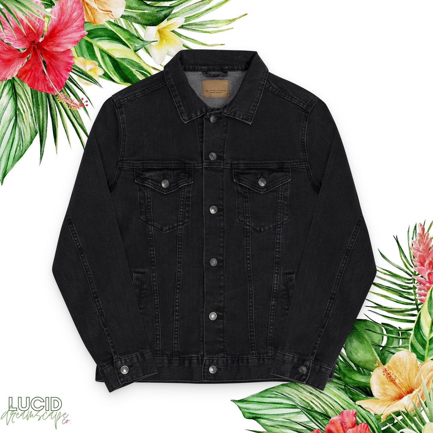 Dreamscape Embroidery Denim Jacket