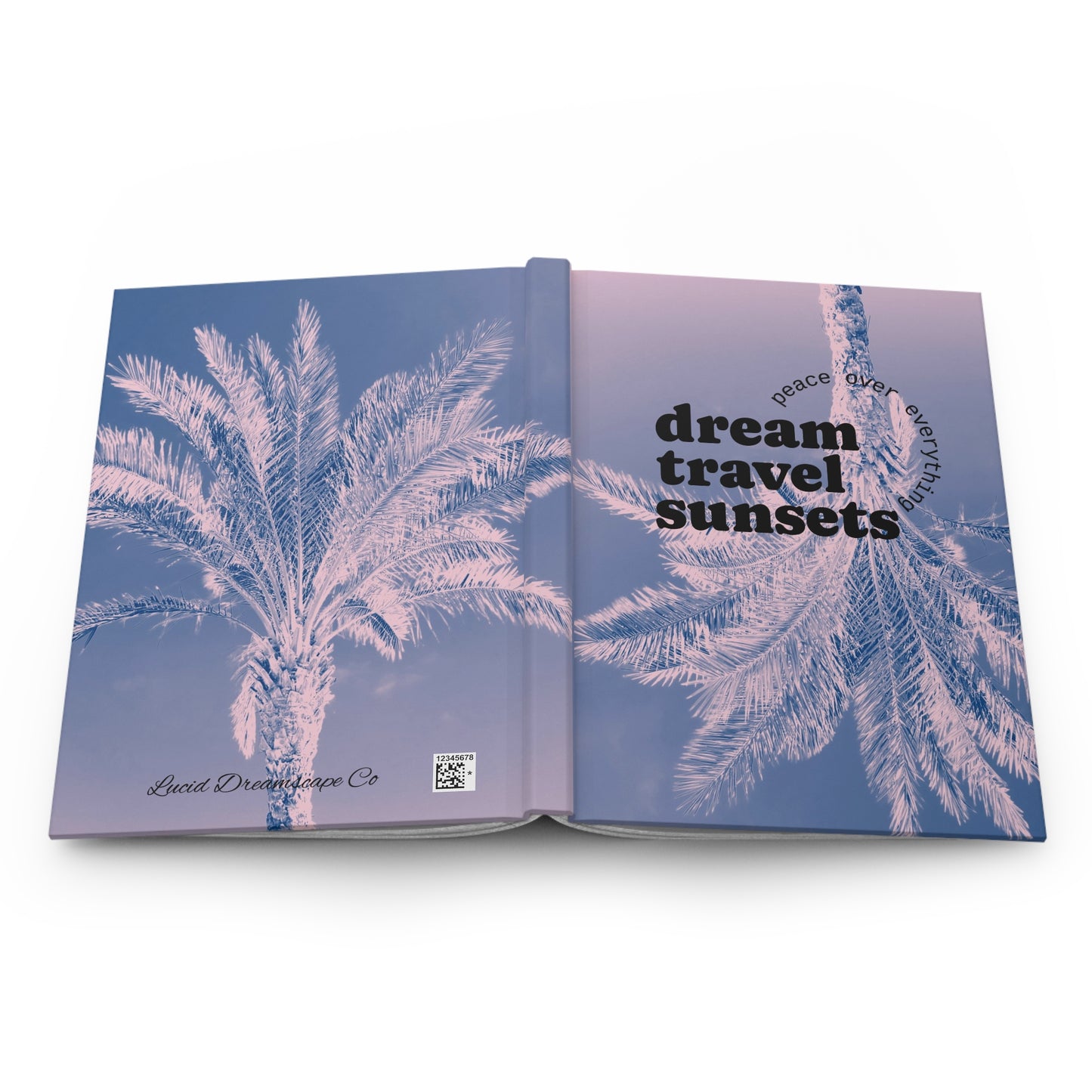 Dream, Travel, Sunset Travel Journal - Hardcover Matte