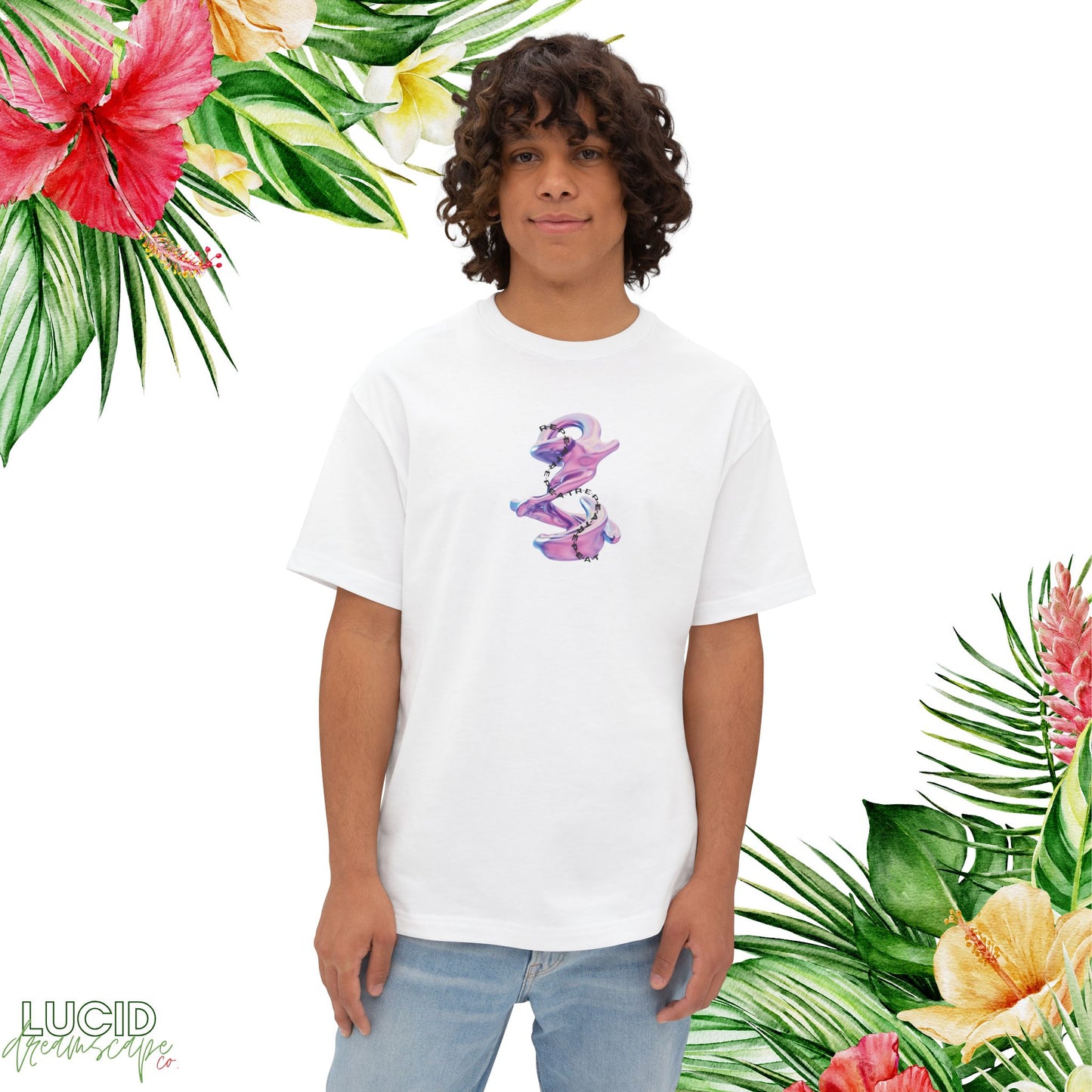 Daydream on R-E-P-E-A-T Boxy Tee