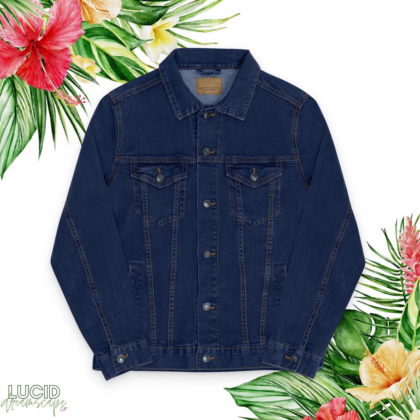 Dreamscape Embroidery Denim Jacket