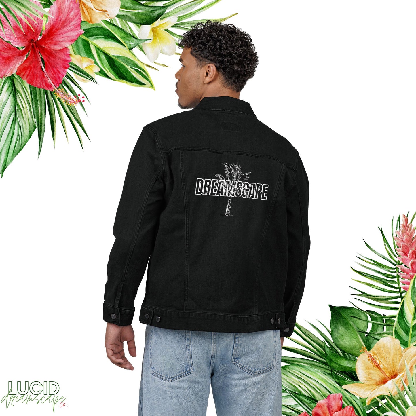 Dreamscape Embroidery Denim Jacket