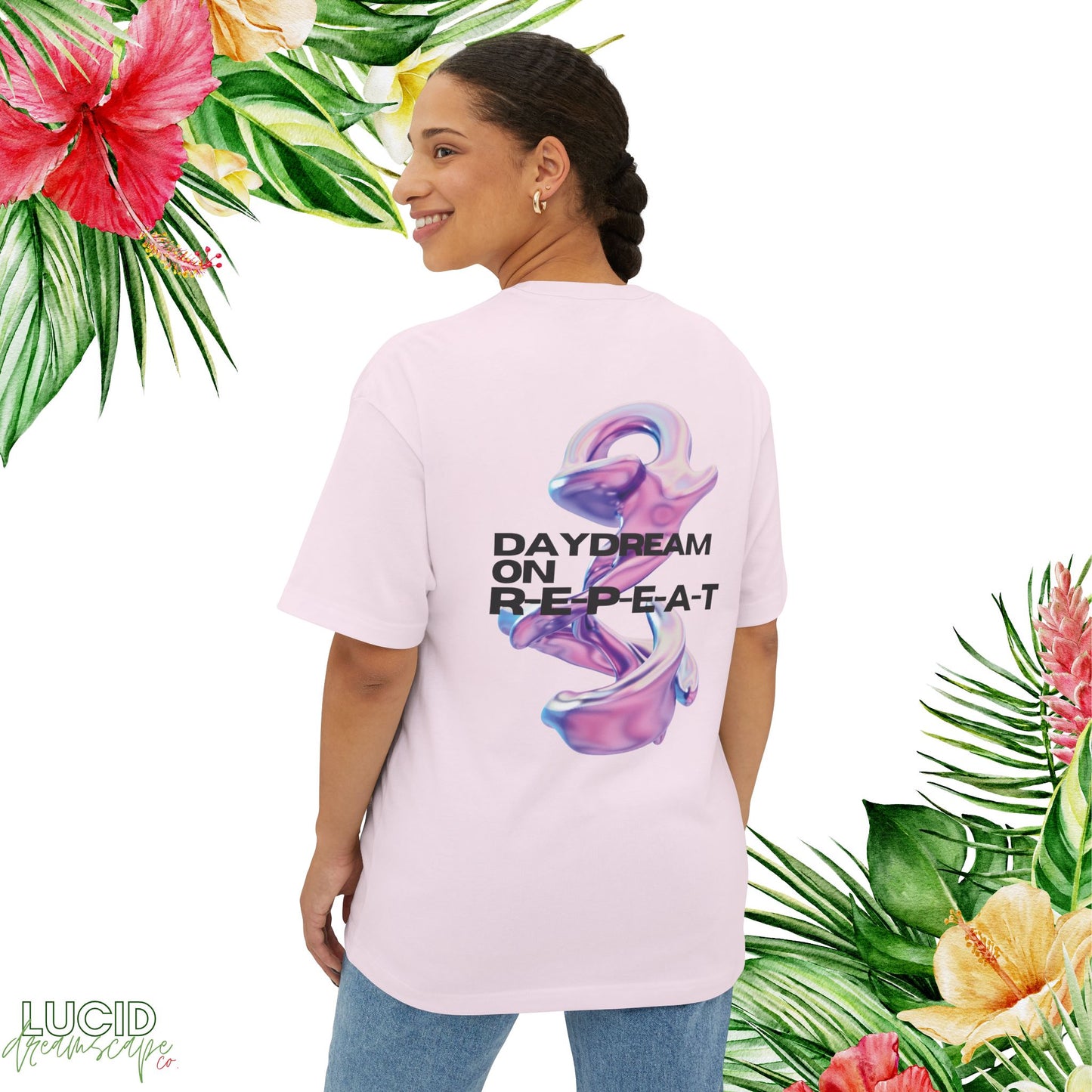 Daydream on R-E-P-E-A-T Boxy Tee