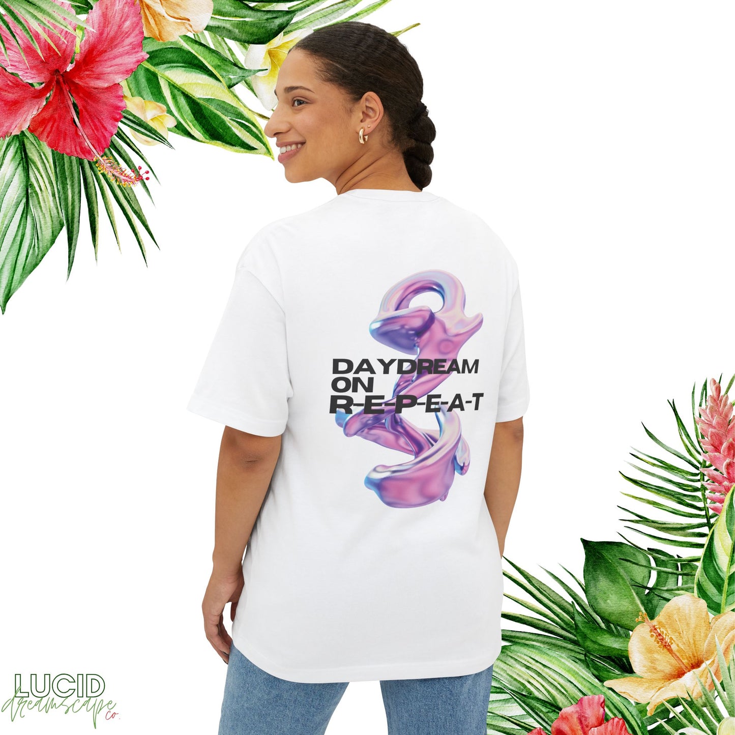 Daydream on R-E-P-E-A-T Boxy Tee