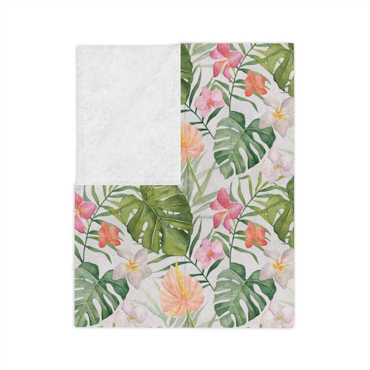 Tropical Flower Blanket