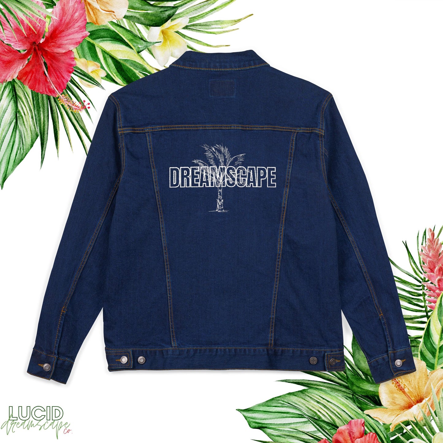 Dreamscape Embroidery Denim Jacket