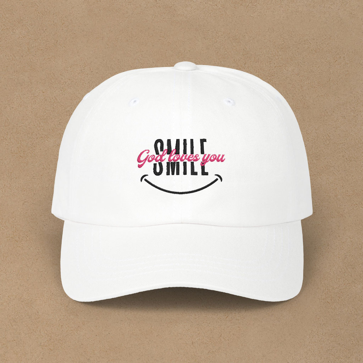 Smile God Loves You Cap